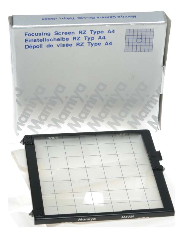 Focusing Screen RZ Type A4 vintage film camera accessory boxed Excellent