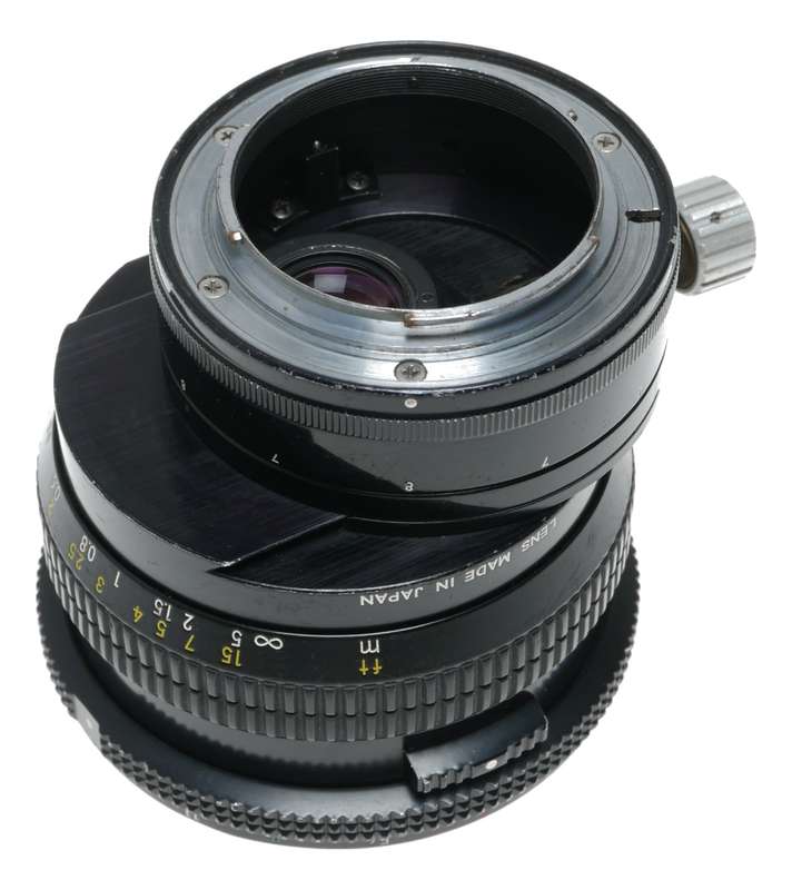PC-Nikkor 28mm 1:4 Nikon Shift vintage 35mm film lens Architecture