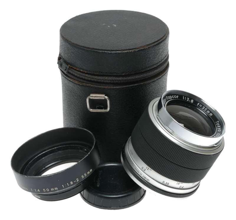 Topcon RE Auto Topcor 2.8 f=35mm wide angle SLR lens 2.8/35mm vintage