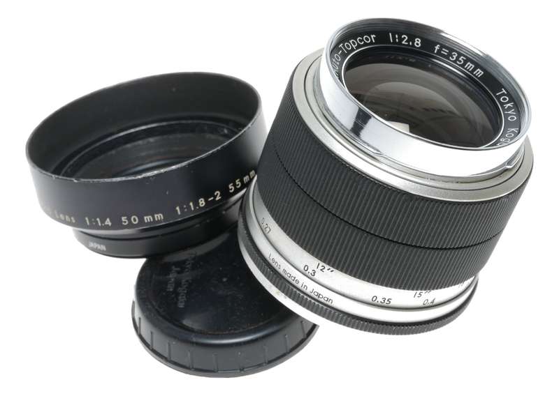 Topcon RE Auto Topcor 2.8 f=35mm wide angle SLR lens 2.8/35mm vintage