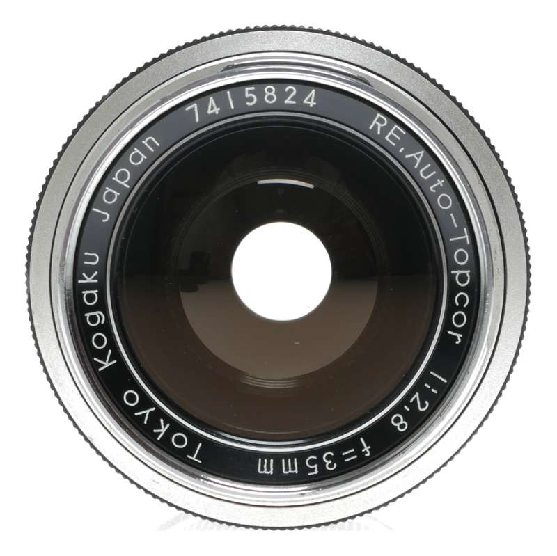 Topcon RE Auto Topcor 2.8 f=35mm wide angle SLR lens 2.8/35mm vintage