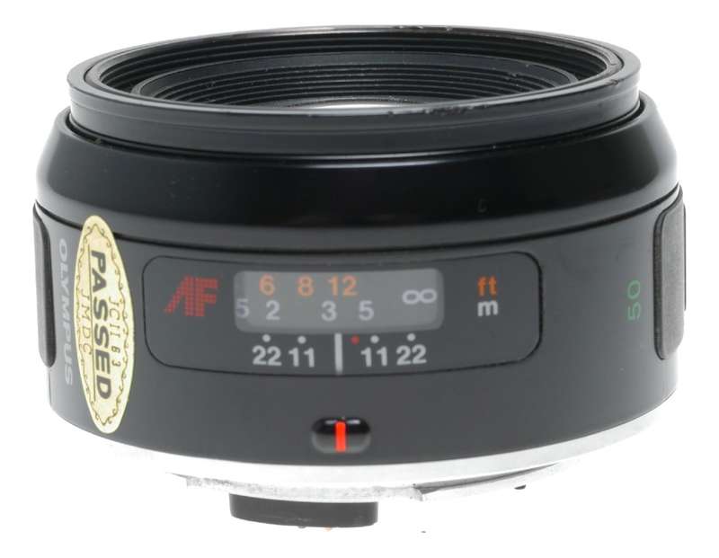 Olympus lens AF 50mm 1:1.8 vintage film camera lens 1.8/50mm