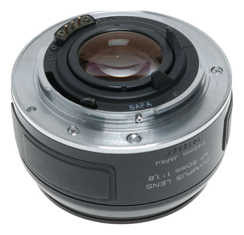 Olympus lens AF 50mm 1:1.8 vintage film camera lens 1.8/50mm