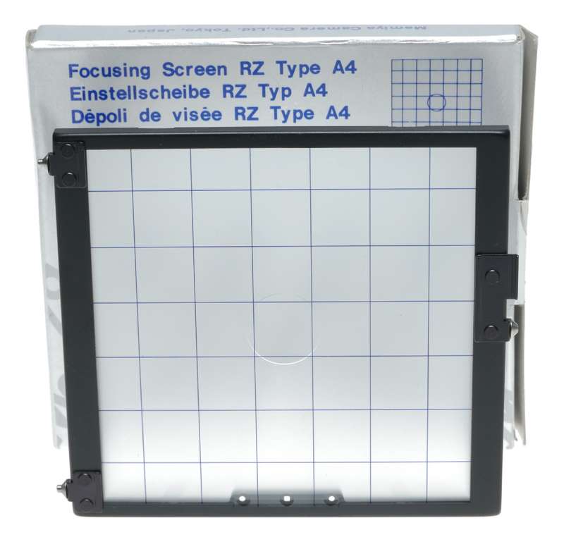 Focusing Screen RZ Type A4 vintage film camera accessory boxed Excellent