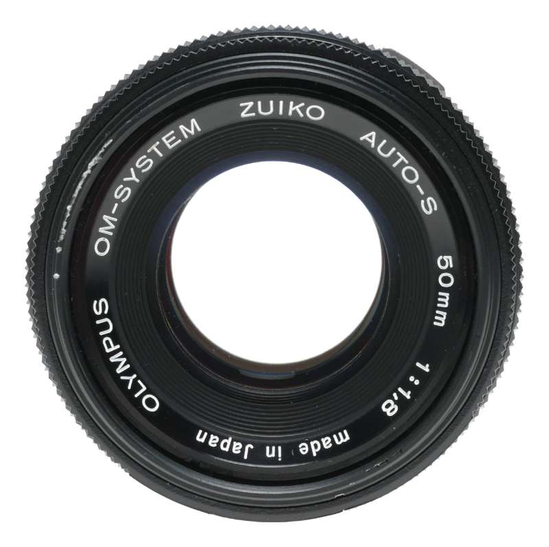 OM-System Zuiko Auto-S 50mm 1:1.8 Olympus vintage SLR lens
