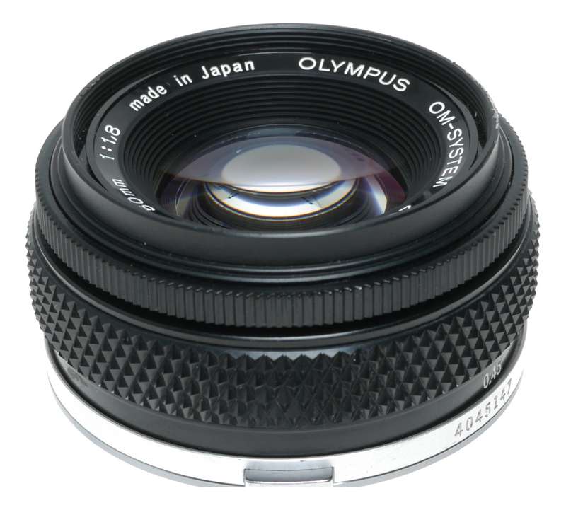 OM-System Zuiko Auto-S 50mm 1:1.8 Olympus vintage SLR lens