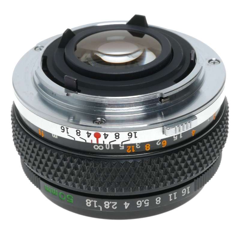OM-System Zuiko Auto-S 50mm 1:1.8 Olympus vintage SLR lens