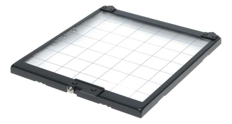 Mamiya medium format camera focusing screen grid square type