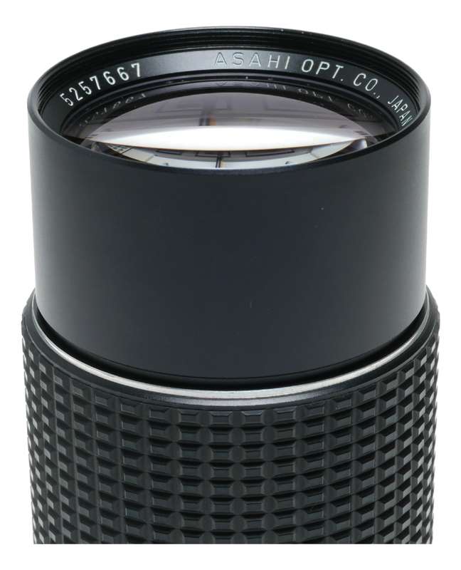 SMC Pentax-M 1:4 200mm coated SLR film camera lens f/4 lens set 4/200