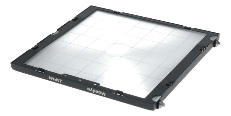 Mamiya medium format camera focusing screen grid square type