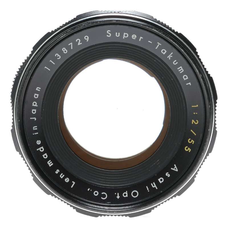 Super-Takumar 1:2/55 Asahi 35mm vintage film camera lens SLR 55mm f/2
