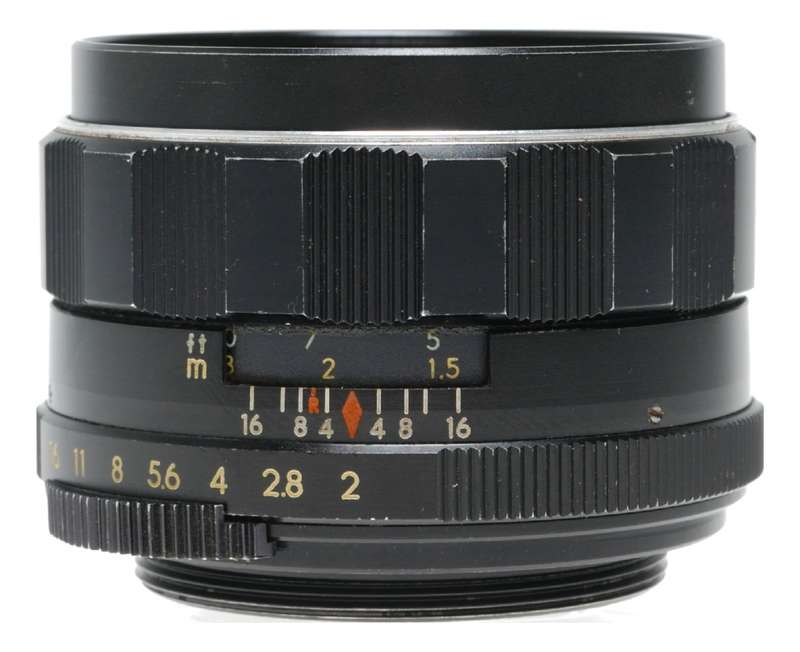 Super-Takumar 1:2/55 Asahi 35mm vintage film camera lens SLR 55mm f/2