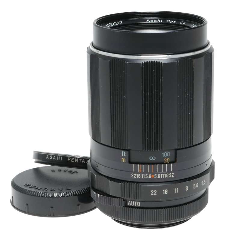 Pentax Super Takumar Asahi 3.5/135mm f/3.4 tele lens screw mount SLR