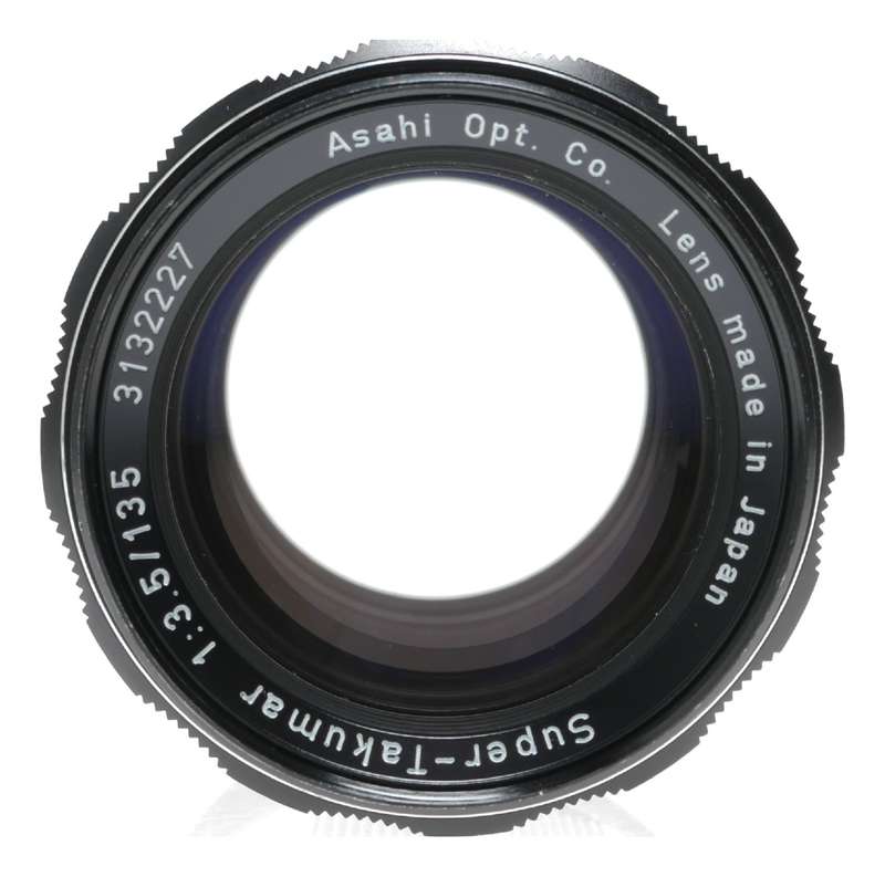 Pentax Super Takumar Asahi 3.5/135mm f/3.4 tele lens screw mount SLR