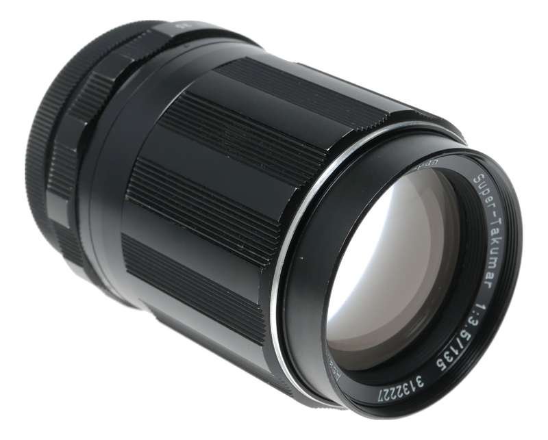 Pentax Super Takumar Asahi 3.5/135mm f/3.4 tele lens screw mount SLR