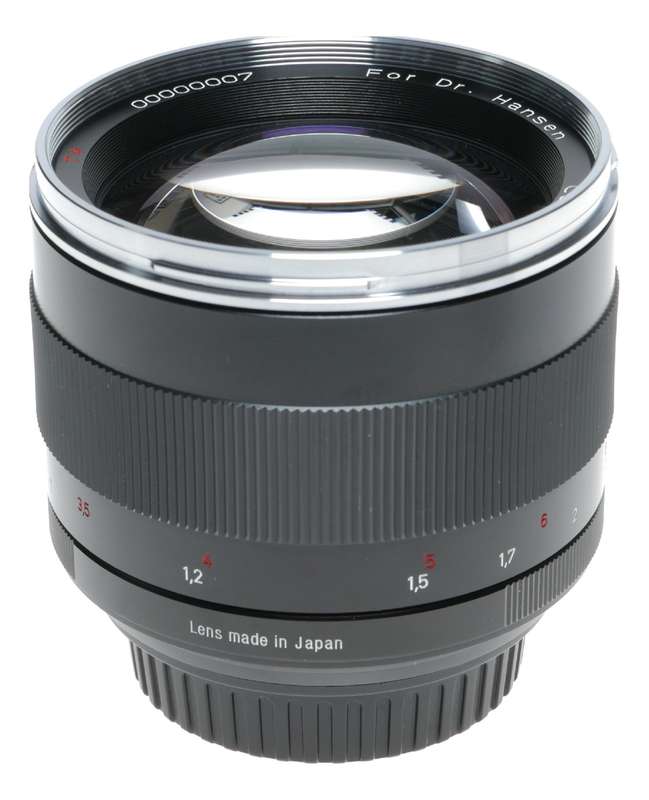 Planar 1.4/85 ZE T* f=50mm Carl Zeiss f/1.4 lens rare edition limited