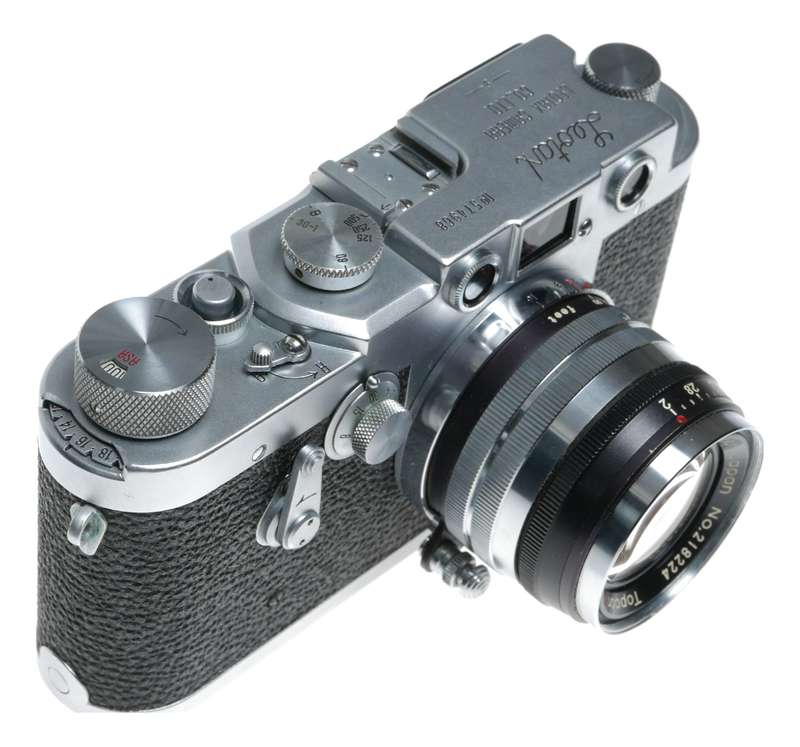 Leotax TV Rangefinder film camera M39 Topcor-S 1:2 f=5cm f/2 50 mm