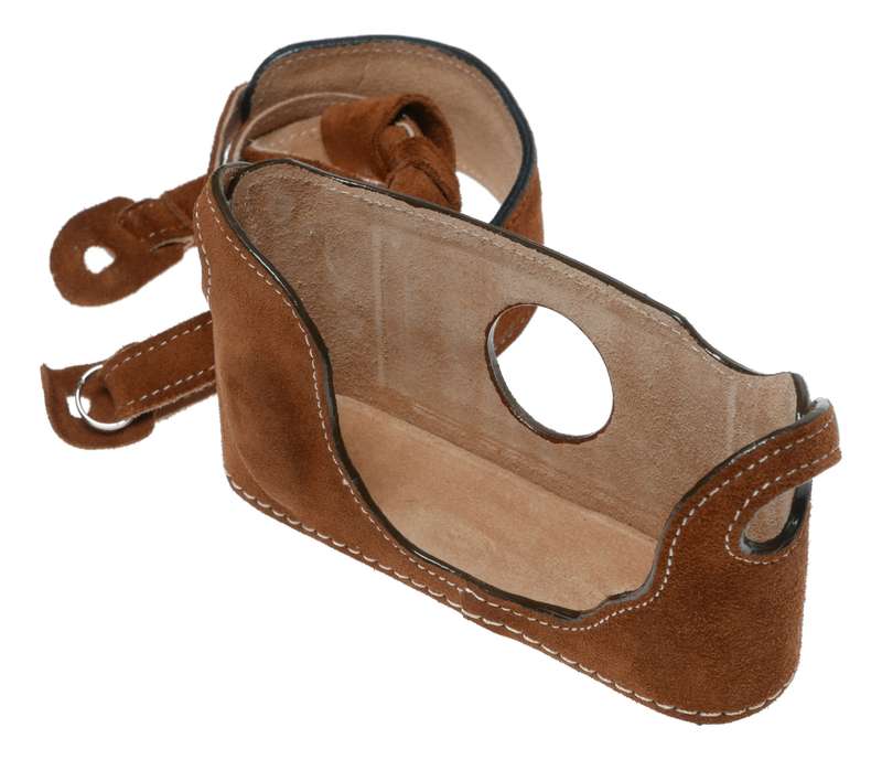 Leica M6 rangefinder type leather camera case with strap