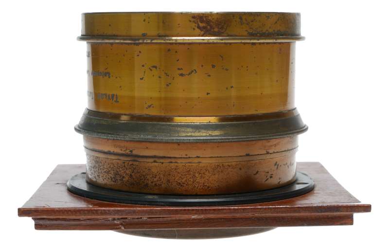 Cooke 13 inch Series Ivf/5.6 Anastigmat vintage brass lens wood lens board