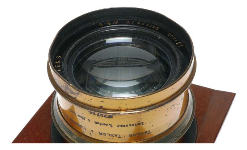 Cooke 13 inch Series Ivf/5.6 Anastigmat vintage brass lens wood lens board