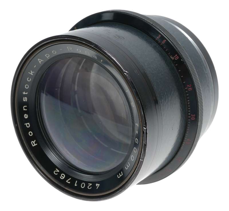 Rodenstock-Apo-Ronar 1:9 f=600 vintage lens large heavy glass 9/600mm