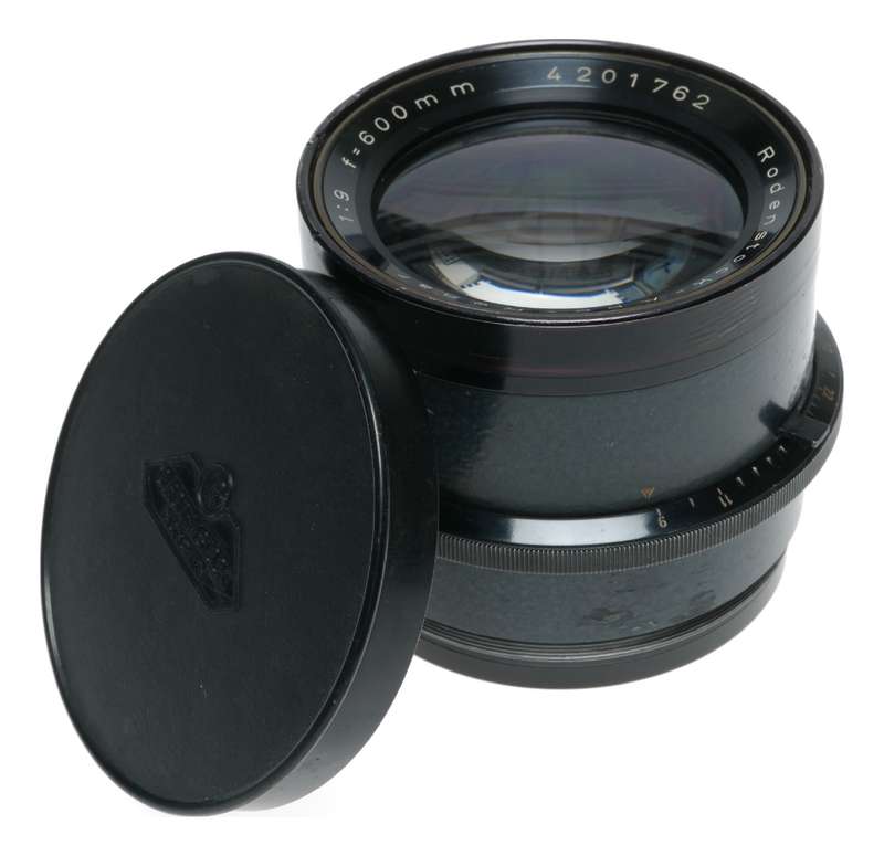 Rodenstock-Apo-Ronar 1:9 f=600 vintage lens large heavy glass 9/600mm