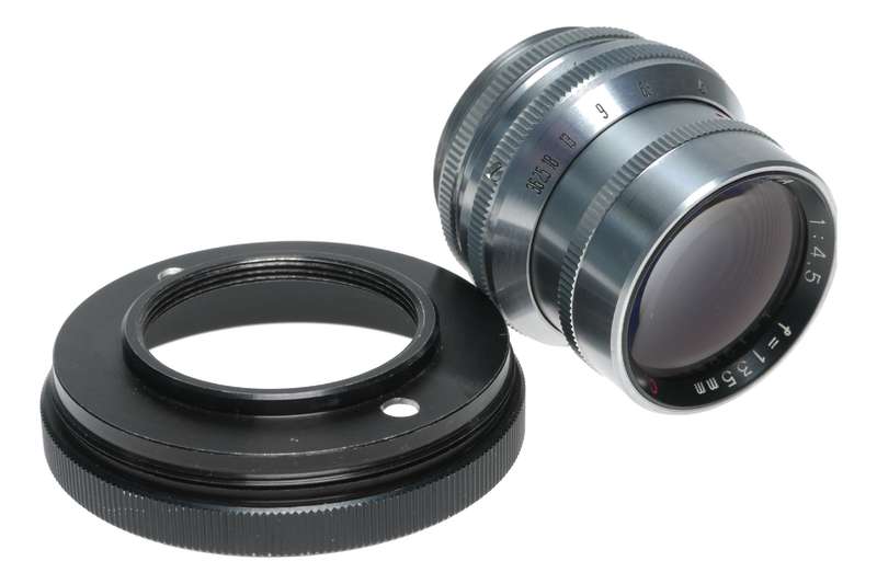 EBATA 1:4.5 f=135mm C. enlarging lens M39mm screw mount f/4.5
