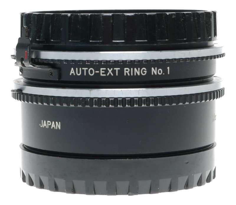 Mamiya M645 Auto-Ext ring No. 2 and No.1 medium format camera