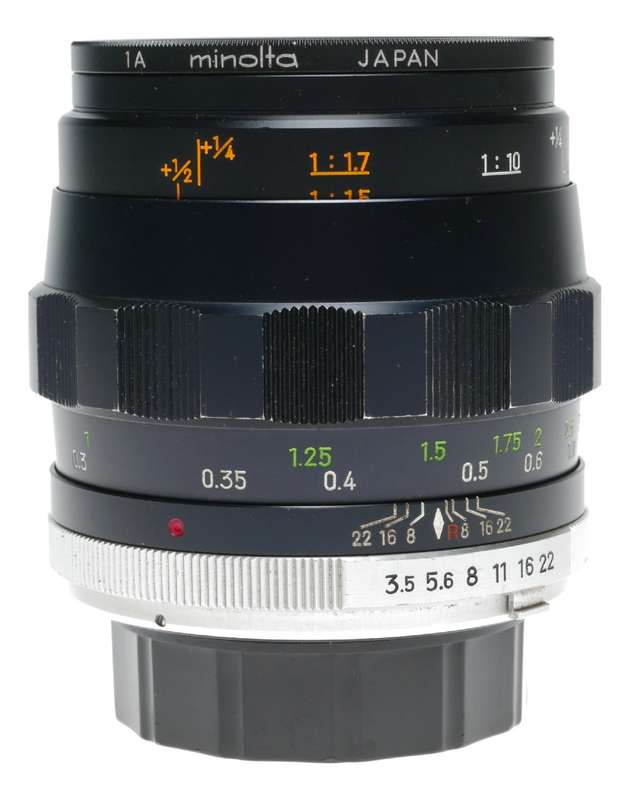 Minolta MC Macro Rokkor-QF 1:3.5 f=50mm SLR vintage film camera lens
