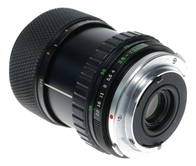 Olympus OM-System S Zuiko MC Auto-Zoom 1:4 f=35-70mm vintage camera lens