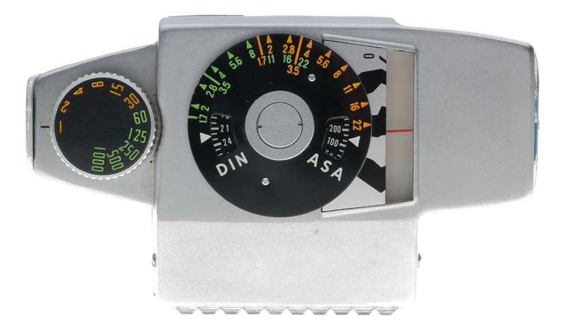 Minolta cold Shu mounted Exposure meter vintage light meter accessory