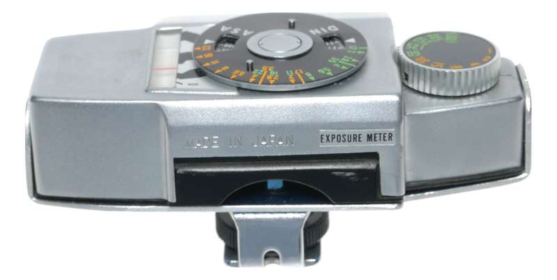 Minolta cold Shu mounted Exposure meter vintage light meter accessory
