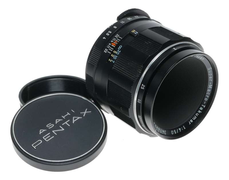 Super-Macro-Takumar 1:4/50 Pentax Asahi f/4 close focus vintage SLR lens
