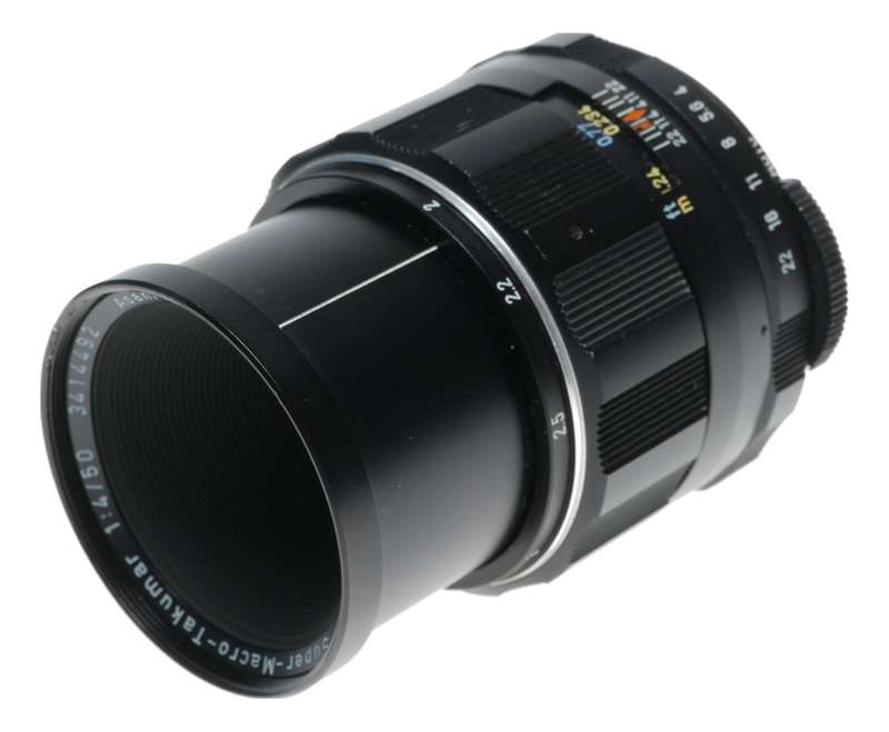 Super-Macro-Takumar 1:4/50 Pentax Asahi f/4 close focus vintage SLR lens