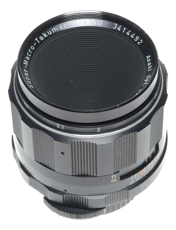Super-Macro-Takumar 1:4/50 Pentax Asahi f/4 close focus vintage SLR lens
