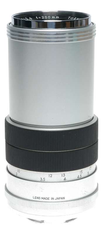 Topcon RE Auto-Topcor 1:5.6 f=200mm f/5.6 f=200mm Vintage SLR camera lens