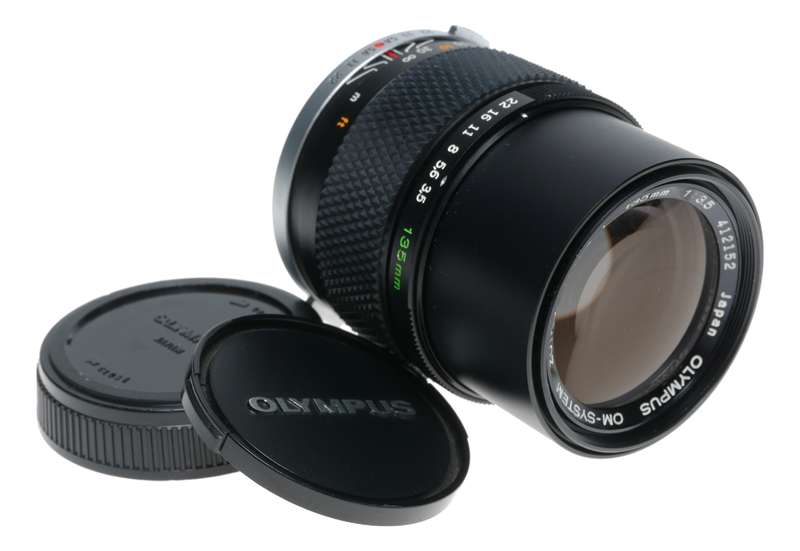 Olympus 3.5/135mm OM-System Zuiko Auto T f/3.5 f=135mm vintage SLR lens