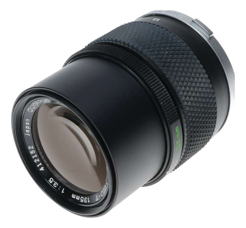Olympus 3.5/135mm OM-System Zuiko Auto T f/3.5 f=135mm vintage SLR lens
