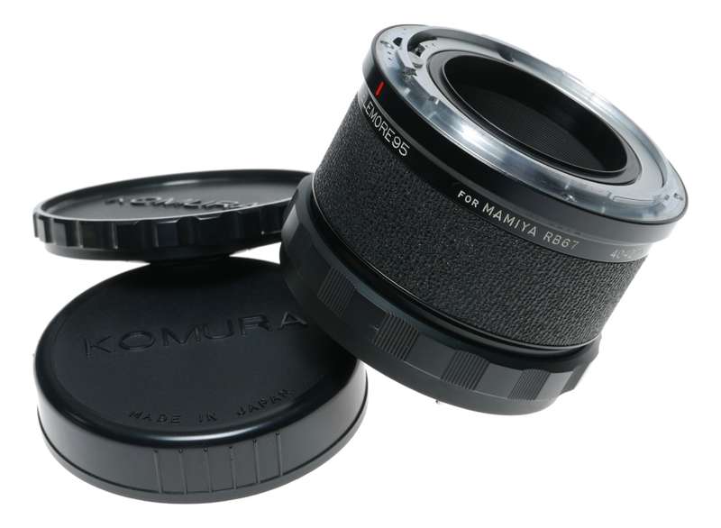Mamiya RB67 Telemore95 Komura lens converter adapter