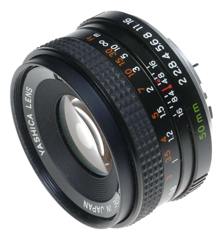 Yashica lens ML 50mm 1:2 SLR vintage lens 2/50 f/2 caps and filter clean