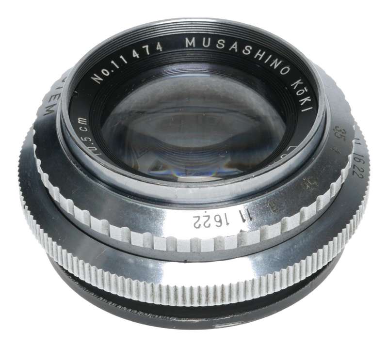 Luminon 1:3.5 f=105mm Rittreck medium format camera lens f/3.5