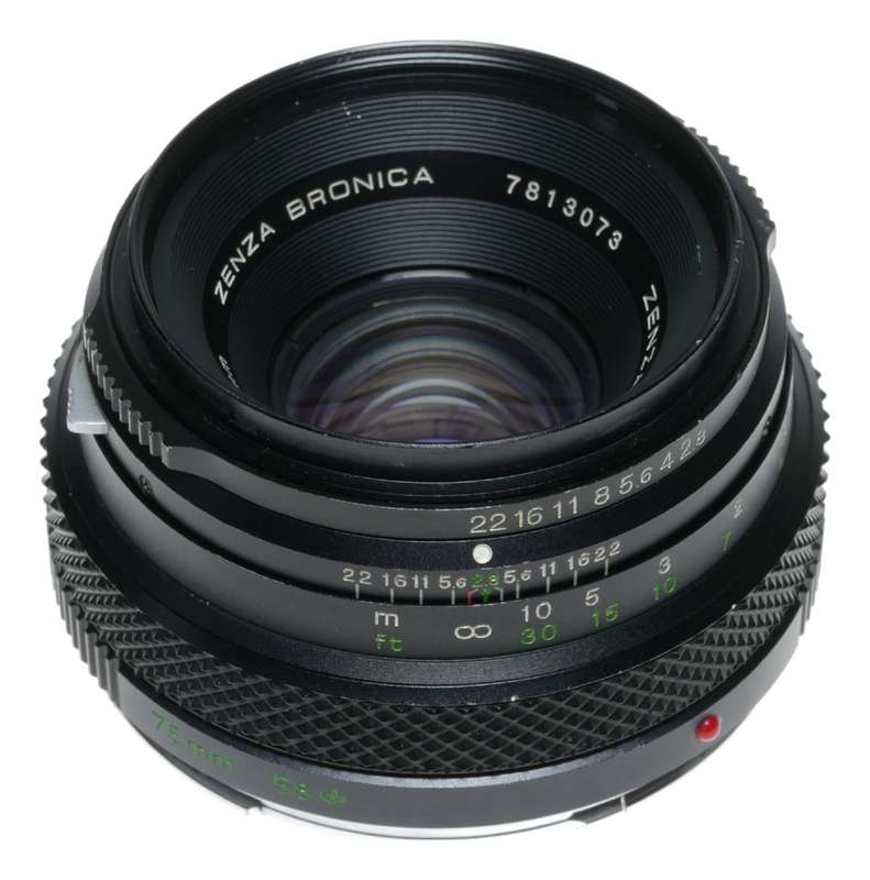 Bronica Zenzanon MC 1:2.8 f=75mm medium format film camera lens