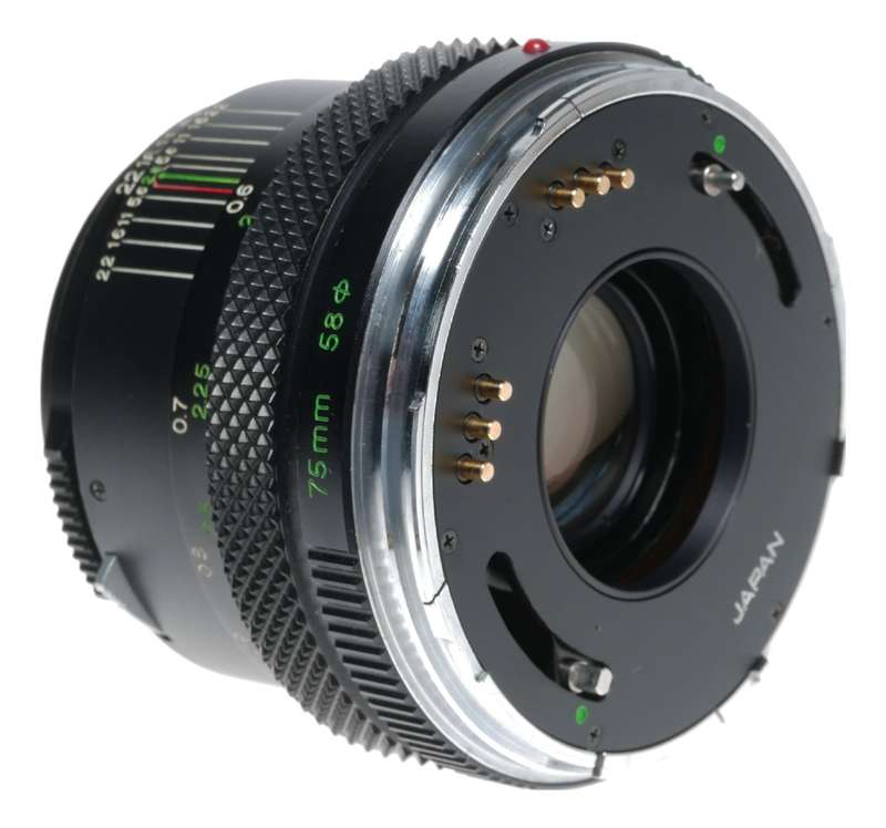 Bronica Zenzanon MC 1:2.8 f=75mm medium format film camera lens