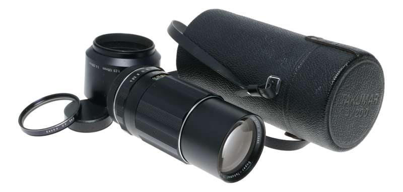 Super-Takumar 1:4/200 Asahi f=200mm Pentax f/4 vintage SLR lens