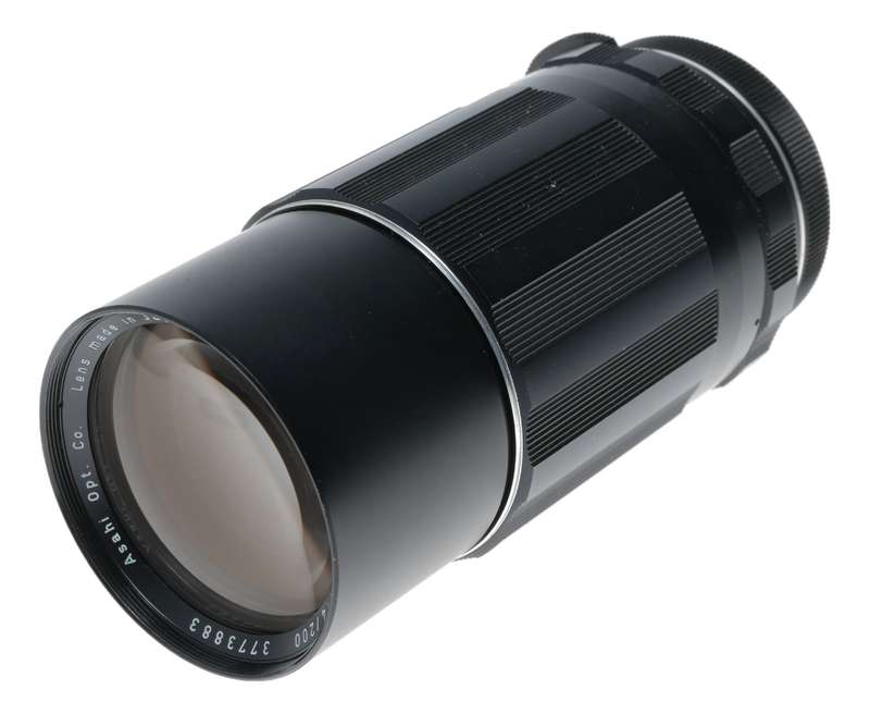 Super-Takumar 1:4/200 Asahi f=200mm Pentax f/4 vintage SLR lens