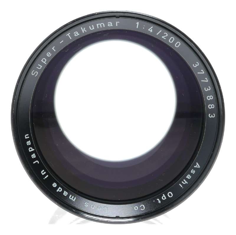 Super-Takumar 1:4/200 Asahi f=200mm Pentax f/4 vintage SLR lens