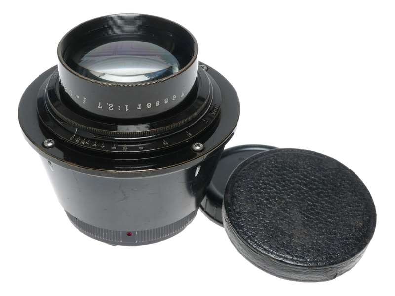 Tessar 2.7 f=12cm Carl Zeiss Jena f/2.7/120mm vintage German lens