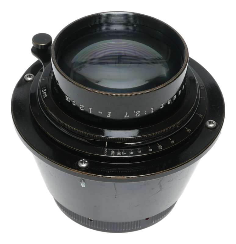 Tessar 2.7 f=12cm Carl Zeiss Jena f/2.7/120mm vintage German lens