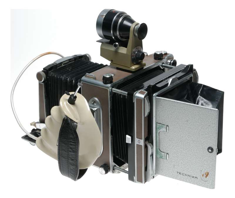 Linhof Technica IV 4x5 film camera 3 lenses grip cable finder backs set