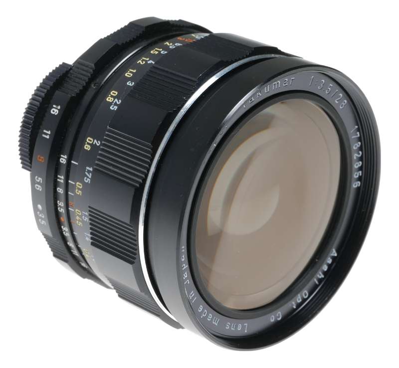 Wide Angle Pentax Super-Takumar 1:3.5/28mm SLR vintage camera lens